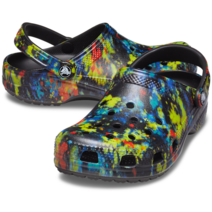 국내매장용 크록스 CROCS 클래식 타이다이 그래픽 클로그 CLASSIC TIE-DYE GRAPHIC CLOG 205453 터쿼이즈 토닉 멀티 색상