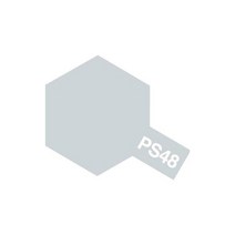 타미야 도료스프레이 [86048] PS-48 Semi Gloss Silver Alumite