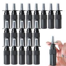 블랙 빈 플라스틱 비강 스프레이 병 펌프 분무기 미스트 코 휴대용 리필 가능 보틀링 포장 5ml 48 개, 48Pcs 5ml