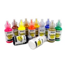 (쉴드) Textile 물감 37ml 1개 Shield 텍스타일물감 섬유전용, F43 형광마젠타