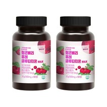 링곤베리 글루타치온 퓨레 주스 분말 정 알약 식약처 해썹 인증 폴란드산 퀸즈베리 효능 추천, 2개, 60정
