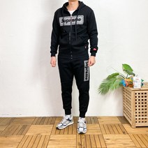 SUPREME 슈프림 레터링 후드집업 조거팬츠 트레이닝복 (기모 일반 2종류)