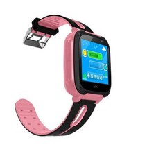 아이 스마트 시계 방수 비디오 카메라 sim 카드 call phone smartwatch with light compatible for ios android, 분홍색