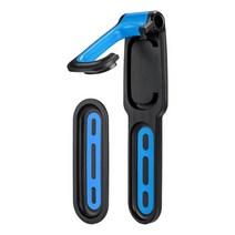 최대 35lbs의 벽 자전거 랙 고하중 차고용 자전거 랙 자전거 후크 수직 사이클링 홀더 자전거용 벽걸이 실내, ABS 고무, 블랙 블루