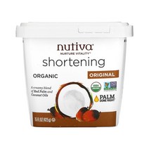 누티바 오리지널 레드 팜 앤 코코넛 오일 425g Nutiva Shortening, One Color_One Size