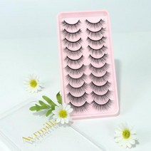 5 10 쌍 3D 밍크 속눈썹 자연 힐 메이크업 Cils 희미한 잔인 Maquiagem, 10Pairs-3D-A05