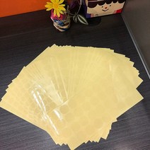 투명 원형 스티커 40mm 24개 1장 다꾸 씰링