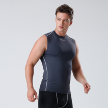 762MPH 기능성 민소매 스포츠 이너웨어 언더레이어 셔츠