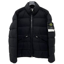 [스톤아일랜드] [명품][명품] 24FW 로고 패치 안티드롭 다운 패딩 자켓 / 블랙 811543028 V0029
