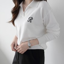 여성용 비스코스 오픈카라넥 니트 루핑 카라넥 n2032