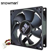 렌지후드필터 팬 주방팬 레인지통후드 주방후드고장 환풍기snowman 80mm 4 핀 팬, 4500rpm PWM 4핀, 없음, 8 팬