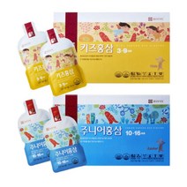 국산 어린이 청소년 홍삼액 6년근 홍삼 20ml 30개입 나이아신 비타민 한달분, 키즈3~9세