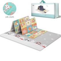 층간소음 매트 아파트 XPE 접는 크롤링 매트 두께 퍼즐 접이식 Babi 장난감 카펫 200x180x1cm 를위한 선물, [01] 200x180x1CM, 09 S5_01 200x180x1CM