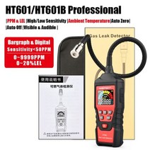 핸드 헬드 휴대용 가스 누출 감지기 가스 분석기 펜 유형 미니 휴대용 ppm 미터 가연성 가연성 천연 테스터 1000ppm, 협력사, HT601 가스 감지기