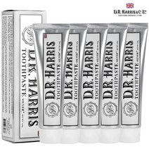영국왕실 납품 브랜드 디알해리스 치약 120g 5set, 단품