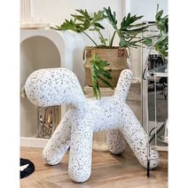 카페의자 장식품 마지스 퍼피 달마시안 오브제 Magis Puppy 인테리어애견카페 강아지 스툴 어린이, 퍼플 블루 (어린이 모델)