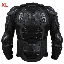 오토바이상체보호대 바이크프로텍터 보호장비 크기 전신 갑옷 가슴 어깨 재킷 모토 크로스, XL, 1개