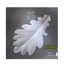 일본 HAKO 종이 페이퍼 나뭇잎 인센스 향 스틱 1950봄