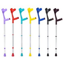 오쎈버그 클래식콤비 엘보클러치 220CK 1세트 목발 보행보조용품, 검정색