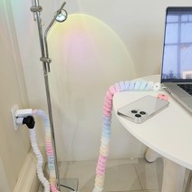 코드삭스 전선정리 케이블정리 전선커버 홈데코 인테리어, 레드, 1.5M