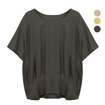 탱커스 [탱커스] 스티치 주름 나그랑 블라우스