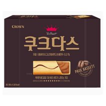 (대용량) 크라운 쿠크다스 커피 폴바셋 289g (사탕증정), 4개