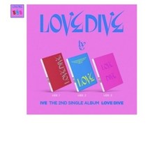 아이브 IVE LOVE DIVE 2집 싱글앨범 유진 가을 레이 원영 리즈 이서 러브다이브, ver.1(레드&그레이), 포스터없음
