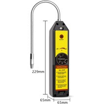 분석 WJL-6000 냉매 누출 탐지기 할로겐 가스 HVAC 에어컨 R22 R410A R134A R1234YF CFCs, 01 YELLOW