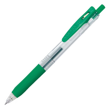 제브라 사라사 클립 0.4mm 20가지 색상, 그린, 1개