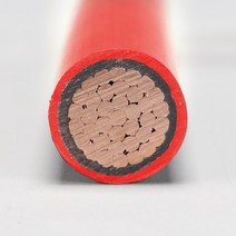 천지몰 삼사전선 TFR-CV 6SQ x 1C 적색 1M, 1개