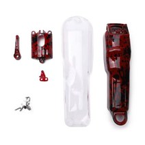 전기 헤어 클리퍼 쉘 키트 위장 이발사 상점 스타일 무선 트리머 DIY 하우징 커버 WAHL 8148 / 8591, 빨간색
