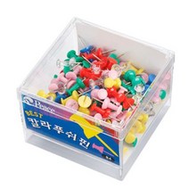 피스코리아 베스트 칼라푸쉬핀-B4 1갑 핀 크립 클립, 없음