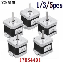 17hs4401 40mm nema17 스테퍼 모터 42 모터 nema 17 모터 42bygh 1.7a(17hs4401) 모터 cnc용 3d 프린터용 4리드, 14mm