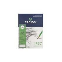 캔숀 1557 스케치북 120g 40매 / 1면제본 스프링패드, A3 1면제본형 CA1557-PD120A3