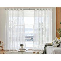 모던하우스 잔꽃자수 시어커튼 210X240 2P세트 BL3122015