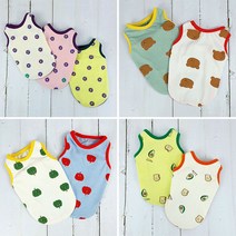 레드펫 대형견 큰개 강아지 고양이 나시티 3XL 스텐다드푸들 웰시코기, 곰돌이(아이보리)