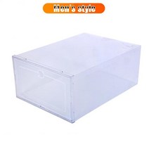 아크릴 장식장 피규어 케이스 진열장 레고 호환 두꺼운 방진 신발 정리 보관 박스 다층 적재 컬렉션 디스플레이 액세서리, [01] 1pcs, [15] men