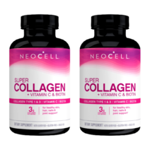 [Neocell] 슈퍼 콜라겐 + 비타민 C & 비오틴 180 타블렛 2 SET, 1개, 기본