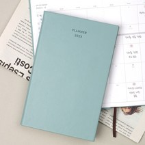 2023년 심플 주간 스케줄러 플래너 (업무일지/스터디플래너/하드커버 양장제본/연간 월간 주간 계획표), 2. 카키 그린
