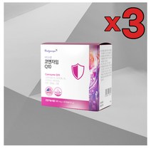 3개 묶음 항산화 영양제 코엔자임Q10 코엔자임큐텐 콜레스테롤 성인 남자 여성
