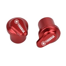 야마하 XMAX300 엑스맥스 타이어 에어캡 밸브캡 공기압캡 튜닝 커스텀 파츠, 레드1쌍 (YAMAHA)개