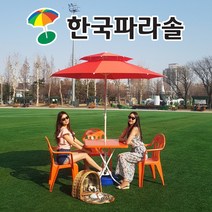 [단품구성] 한국파라솔 국산 FRP 카본 2단 파라솔 직접세트구성 - 테이블 및 의자 물통받침대는 추가로 구매하셔야 됩니다, 06. FRP 2300mm 파라솔 [핑크]