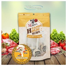 강아지 막대 사탕 쫀득한 육포와 우유껌 퍼그 말티푸, 1개, 소고기 대구살 10p