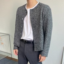 남자트위드자켓 남자크롭자켓