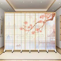 일본 병풍 바람막이 실내 공간분리 일식집 식당 동양화, 02.화이트(6방풍 )