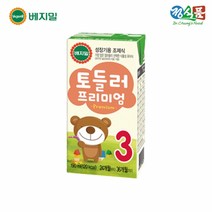베지밀 토들러 프리미엄 3단계 아기두유, 원액두유, 190ml, 1개