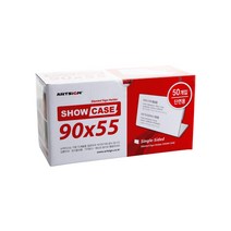 쇼케이스 90x55 단면 50개입 POP꽂이 가격표 아크릴케이스 아크릴 꽂이 7707
