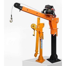 산업용 크레인 리프트 차량 이동식 소형 기중기 기계, 12V 500kg(와이어 제어형)