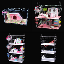 [국내배송]올띵오더 햄스터집 아크릴 케이지 세트, 입문패키지