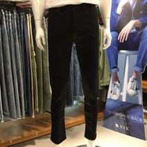 닉스(동아강북점) 닉스 남성 사계절 히든밴드 블랙 슬림일자 진 F-NAR-DDN113